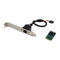 Kartu Jaringan Ethernet Empat Kecepatan 2.5GBASE-T Port Tunggal Internal M.2 B+M I225-T1, ROHS, Tersedia