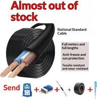 Cable Eléctrico Flexible de Alta Potencia de Dos Núcleos, Estándar Nacional, 15/25/4/6 mm², 200 m de Longitud, para Uso en Equipos Eléctricos