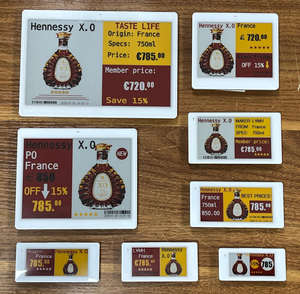 Sistema IoT BLE Bluetooth 2.4GHz, etiqueta electrónica de estantería de 2.13 y 2.9 pulgadas, control inalámbrico EAS, ESL con tinta electrónica, etiquetas digitales de precio ESL. - Product Image 1