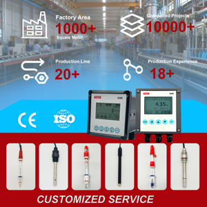 Contrôleur automatique <span class=keywords><strong>de</strong></span> <span class=keywords><strong>pH</strong></span> ORP à haute stabilité avec capteur d'électrode en verre plastique pour la surveillance des piscines - Product Image 5