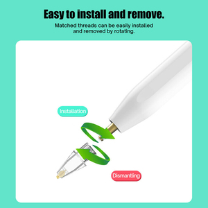 Pointes de crayon transparentes blanches M2 pour stylet capacitif Pencil1/<span class=keywords><strong>Pencil2</strong></span>, pointe de remplacement (plastique, utilisation sur tablette mobile) - Product Image 6