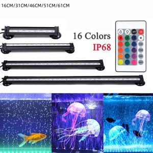 Haute qualité rvb SMD 5050 coloré sous-marin récif réservoir lumières enfichable bulle d'air LED lumière d'<span class=keywords><strong>aquarium</strong></span> - Product Image 2