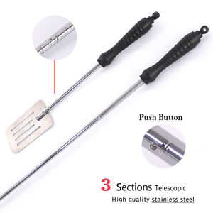 Espátula telescópica de extensión de acero inoxidable con mango de plástico - Product Image 2