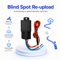 Rastreador GPS 2G con Relé, Aplicación Android, Control Remoto, Corte de Combustible, Geocerca, Alarma de Vibración, Detección ACC, Seguridad de Flota