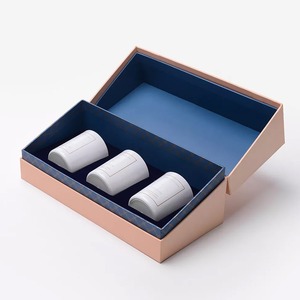 Customized cardboard candle gift box with colored printed <b>paper</b> <b>packaging</b>, customizable according to needs - Product Image 1