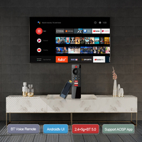 Byintek S96 Stick boîte de jeu de lecteur vidéo et audio à usage domestique et android tv 4k 2G 16G mémoire fonctionne avec la télévision