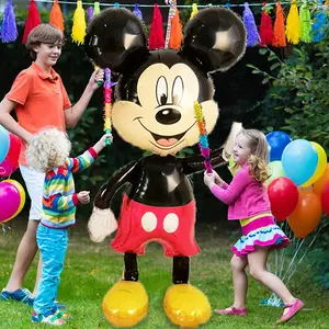 175cm 3D Giant Mickey Minnie Foil Balloons decorazioni per feste di compleanno per bambini decorazioni per la casa Baby Shower Cartoon Mouse Balloon coppie