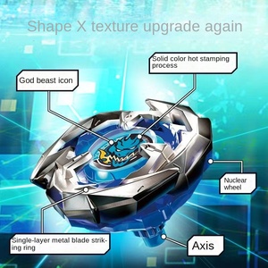 Jouets sonores rotatifs en métal de la série Cross-border SB Gyro <span class=keywords><strong>BX</strong></span>-UX-CX pour garçons et enfants, unisexe, tous âges - Product Image 2