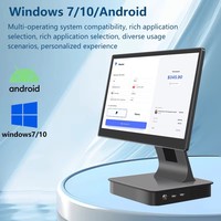 Terminal de caisse tactile simple/double 15,6 pouces, système de point de vente tout-en-un, imprimante hors ligne NFC, système de point de vente pour la vente au détail