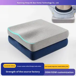 Almofada Quadrada para Cadeira de Escritório Transfronteiriça com Logotipo, Almofada de Espuma de Memória de Recuperação Lenta para Quadril, Almofada para Hemorroidas, Produto de Borracha Personalizado - Product Image 3