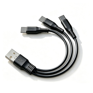 Cable USB Recargable 3 en 1 Tipo C, Micro USB y Lightning, Longitud de 20/50/100 cm, Cable de Carga para Productos EL - Product Image 4