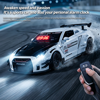 2026 Trendiger Hypercar-Auto-Wecker mit Motorgeräuschen & Sprühnebel Kreatives Desktop-Ornament HypercarAlarmClock124