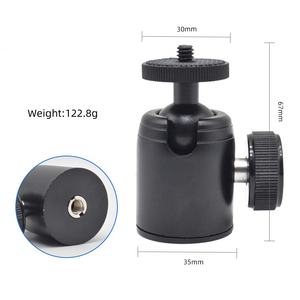 Vente chaude en alliage d'aluminium Mini support de rotule à rotation de 360 degrés avec vis 1/4 pour GoPro 13 12 11 10 <span class=keywords><strong>9</strong></span> 8 7 - Product Image 1