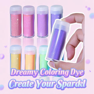 TIMESRUI DIY Irisierendes Mica-Suspensionspulver 8-Farben-Set Einzigartiger Thixotroper Effekt für Kunstharz-Handwerk Fließender Sand Dekor - Product Image 5