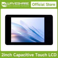 LCD Sentuh Kapasitif 2 Inci 240X320 Modul Tampilan Waveshare Tertanam ST7789T3 Driver CST816D Raspberry Pi Pico ESP32 untuk A277