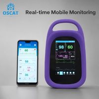 Moniteur de signes vitaux multiparamètres vétérinaire OSCAT, écran LCD 5,5 pouces, SPO2, NIBP, ECG, TEMP, portable, certifié CE, garantie 1 an pour animaux de compagnie