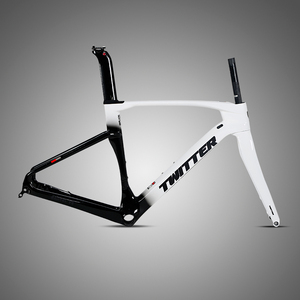 BXT Road Bicycle Frame Gravel Frame Carbon 700C Flat Mount Disc Brake With Carbon Fork And Handlebar Thru Axle 12x142mm - 18 - View #11