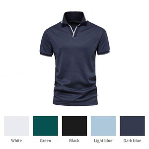 เสื้อโปโลกอล์ฟดรายฟิตสำหรับผู้ชาย ออกแบบโลโก้ตามสั่ง ทันสมัย พร้อมโลโก้ - Product Image 5