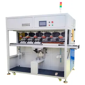 6 Color Pad printing machines for hard hats washing machine panel safety helmet pad printer for sale