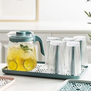 Glass Cup Rack With <b>Tray</b> Square Desktop Quick Dry Draining Rack For Tea Cup Holder - Product Image 3