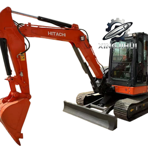 Excavatrice d'occasion Hitachi Zaxis50U, 5 tonnes, petite taille, chenilles en caoutchouc, moteur Yanmar, composants essentiels, modèle 2022 - Product Image 1