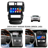 Kit de façade d'autoradio avec DSP et GPS pour Teana 2004-2007 - Accessoires de tableau de bord pour autoradio Android