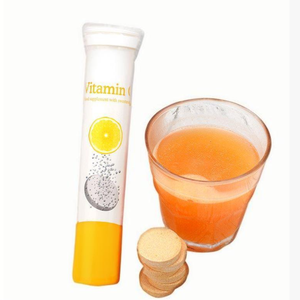 Tabletas Efervescentes de Vitamina <span class=keywords><strong>C</strong></span> con Sabor a Frutas de la Mejor Marca para el Cuidado de la Piel y Blanqueamiento de Adultos y Adolescentes, 20 Tabletas por Botella, Certificación HACCP - Product Image 6