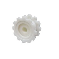 Chaîne plate XB175 en POM avec structure latérale flexible pour convoyeur de remplissage de bouteilles, taille personnalisée