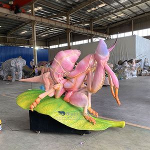 Modelo de paisaje atractivo y ultrarrealista Animatronic Insecto <span class=keywords><strong>Orquídea</strong></span> <span class=keywords><strong>Mantis</strong></span> en venta - Product Image 3