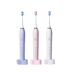 Mini escova de dentes sônica elétrica para viagem, fornecedor automatizado premium ultra macio, dentes médios sem fio, portátil