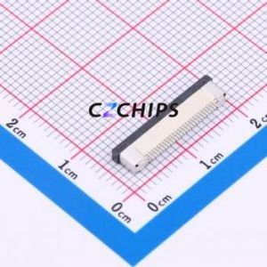 FPC-0.5AS-26PWCR-H20 FFC/FPC Connector SMD,P=0.5mm,Horizontal Mount Connector Drawer Type Top Contact 26P 0.5mm - Product Image 2