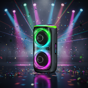 Altavoz Portátil de Audio de Bajo Precio, Modelo Privado Party Box <span class=keywords><strong>710</strong></span>, Doble Altavoz de 8 Pulgadas, PA, Conferencia, Bluetooth, Karaoke, con Ruedas - Product Image 2