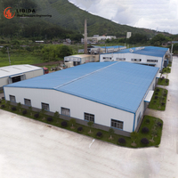 Entrepôt en structure métallique préfabriquée à grande portée, conception personnalisée