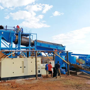 Factory Direct Sales <b>5</b>-10tph <b>Washing</b> <b>Machine</b> - Mini Trommel Gold Concentrator - Product Image 6