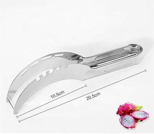 Utensilio para cortar sandía de acero inoxidable, cortador manual de carne de sandía, herramienta doméstica para rebanar, cuchara cortadora - Product Image 6