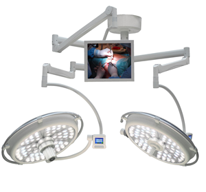 Lámpara Quirúrgica Ginee Medical con Fuente de Luz Fría y Cálida, Mango Desmontable y Ajuste de Temperatura de Color de Cinco Niveles - Product Image 1