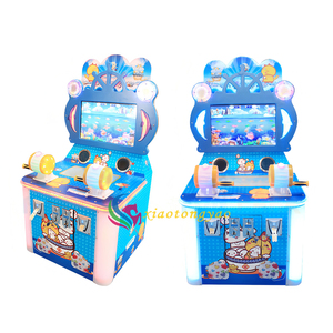 Machine de jeu de pêche bleue à monnayeur pour 2 joueurs, idéale pour les enfants, 110V/220V, jeu vidéo d'arcade pour centres de jeux - Grande Vente - Product Image 4