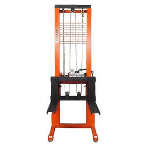 अच्छी गुणवत्ता 1t 1.6 मीटर फोर्कलिफ्ट स्टेकर हाइड्रोलिक मैनुअल लिफ्टर इनडोर आउटडोर पैलेट स्टेकर क्रेन मैनुअल लिफ्ट - Product Image 1