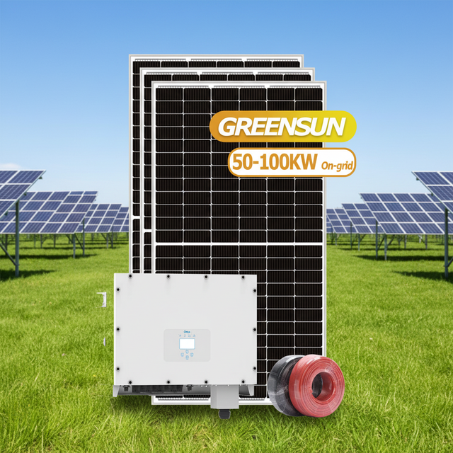 Full Solar Energy System 5kw 10kw 20kw 50kw 100kw 1mw on Off Grid Hybrid Solar Roof System With Solar Panels and Inverter