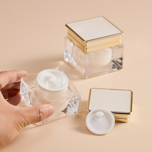 Factory Spot 100ml para tarro de crema de mantequilla corporal de plástico transparente tarros cosméticos exfoliantes para dormir de boca ancha - Product Image 6