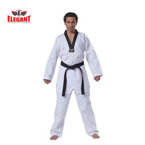 Uniforme de Karate para hombre de algodón 100% de 8oz de alta calidad, Material ligero de entrenamiento BJJ, Uniforme de Taekwondo de Material ligero de alta calidad - Product Image 1