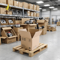 Cartons ondulés sur mesure avec séparateurs pour la livraison sécurisée de pièces automobiles, robustes pour une expédition sans danger des composants