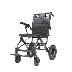 Foldable Traveling Electric Folding Powerful Wheelchair Portable Lightweight Dual Controller Wheelchair Electric Powerchairs