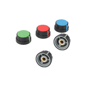 Perilla <span class=keywords><strong>de</strong></span> goma personalizada CNC con núcleo <span class=keywords><strong>de</strong></span> cobre - <span class=keywords><strong>Tapa</strong></span> <span class=keywords><strong>de</strong></span> potenciómetro para soldadores y interruptores - Product Image 4
