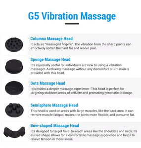 Máquina Masajeadora de Alta Frecuencia G5, Masajeador Corporal Vibratorio para Adelgazar y Quemar Grasa con Enchufes para EE. UU., IT y ZA - Product Image 2