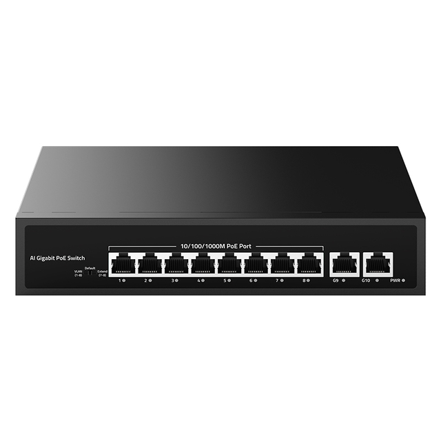 8-Port 10/100/1000 Mbps Unmanaged POE Ethernet Network Switch with 1-Port 60W POE Support