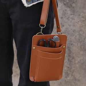 Bolsa de Herramientas de Floristería de Cuero PU, Bolsa de Hombro Cruzada para Jardín, Portaherramientas para Tijeras de Podar - Product Image 1