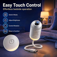 Projecteur d'étoiles à brancher, lampe de nuit galaxie, lampe d'ambiance LED USB, télécommande, chambre à coucher, mini projecteur de nébuleuse galaxie 2 en 1