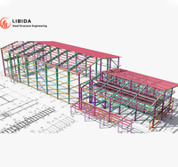 Atelier préfabriqué économique, structure en acier préfabriquée, entrepôt agricole, bâtiment métallique