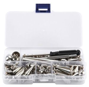 Rivets à double capuchon personnalisés 5 mm 11 mm en acier inoxydable - Product Image 1